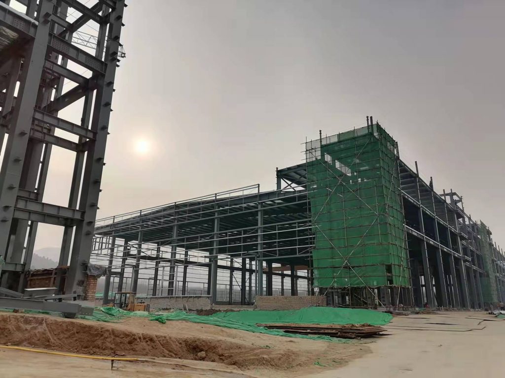 濟(jì)南恒譽(yù)高端環(huán)保裝備制造產(chǎn)業(yè)園鋼結(jié)構(gòu)廠(chǎng)房